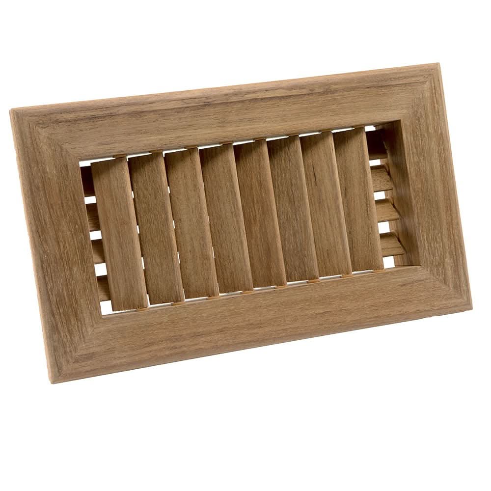 Whitecap Teak Air Conditioning Vent - 9 - 3/4" x 5 - 3/4" x 1 - 1/2" - 60629 - Anchor Express