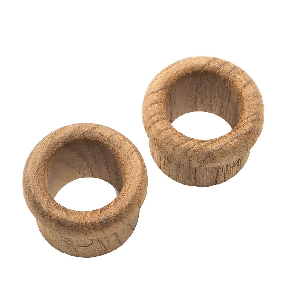 Whitecap Teak Finger Pull - 5/8" Barrel Length - 2 Pack - 60145 - A - Anchor Express