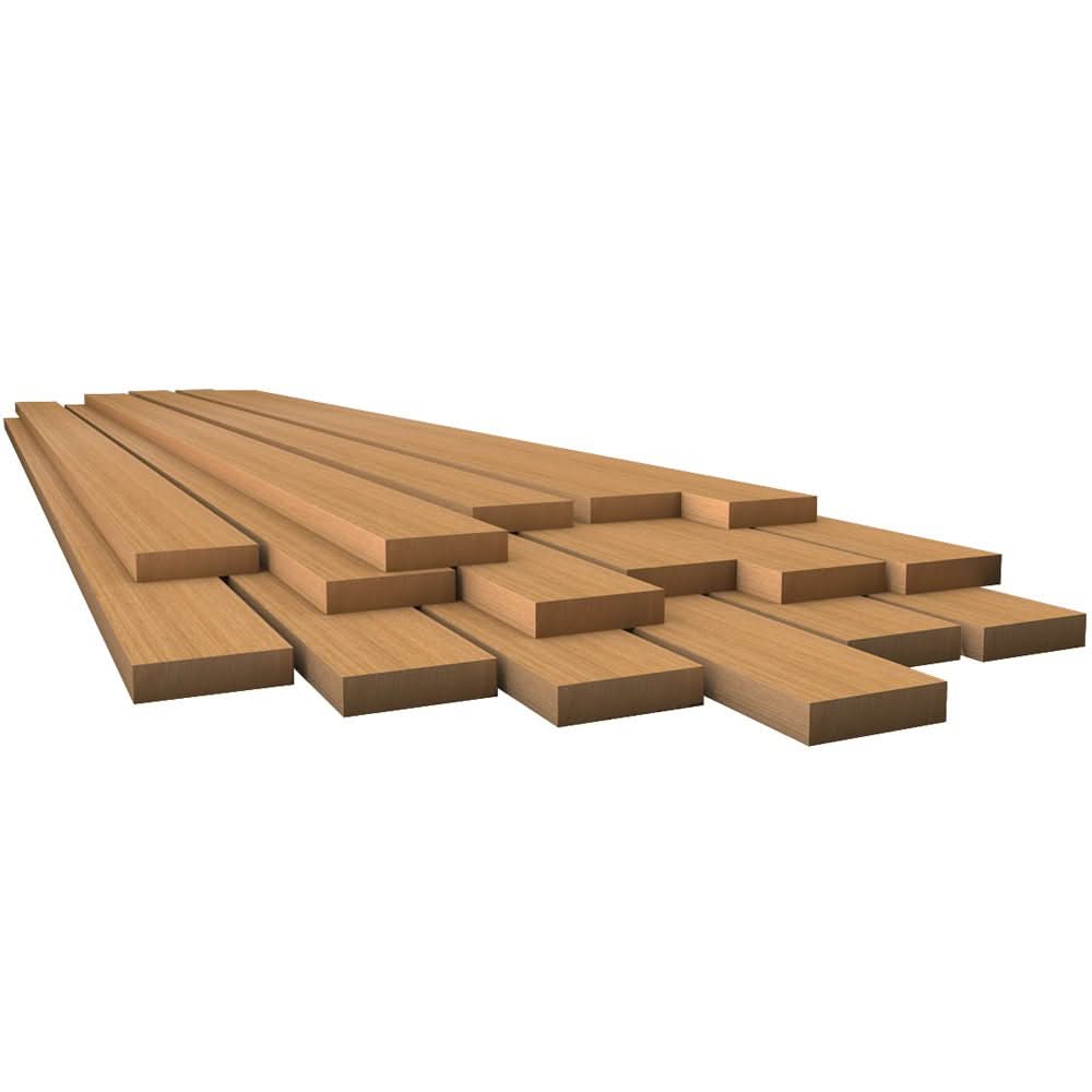 Whitecap Teak Lumber - 1/2" x 1 - 3/4" x 72" - 60813 - Anchor Express