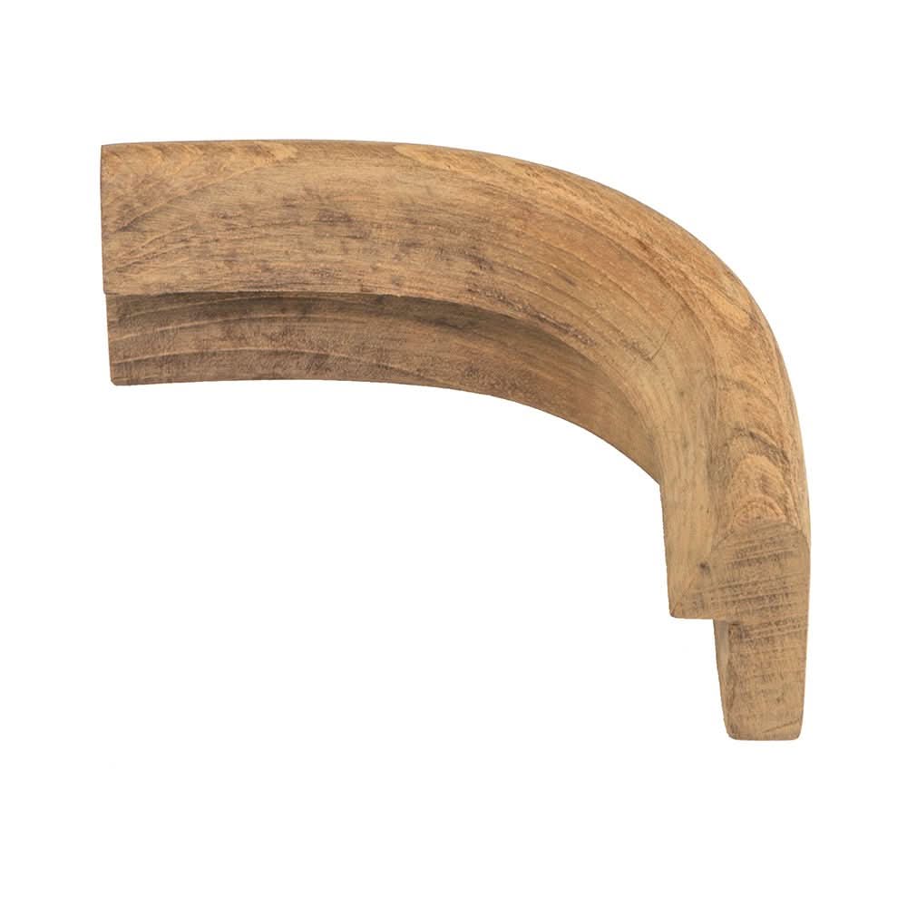 Whitecap Teak Rail Outside Corner Molding - 60833 - Anchor Express