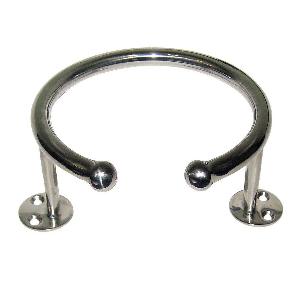 Whitecap Top Mount Ring SS Cup Holder - 1 - Drink - Base Mount - S - 3516 - Anchor Express