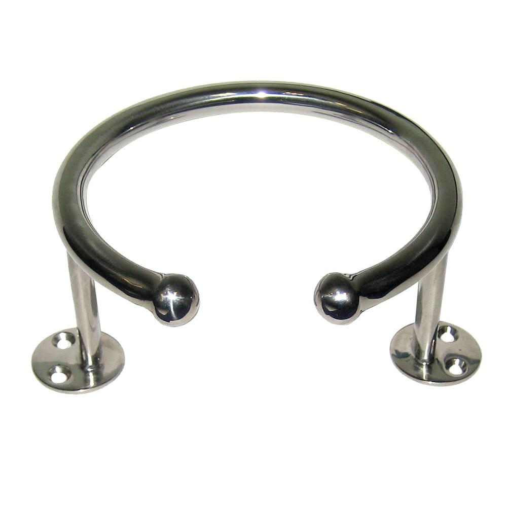 Whitecap Top Mount Ring SS Cup Holder - 1 - Drink - Base Mount - S - 3516 - Anchor Express