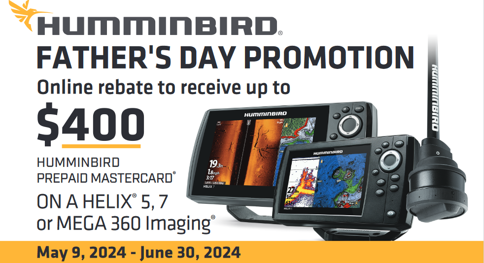 Humminbird Father's Day Rebate