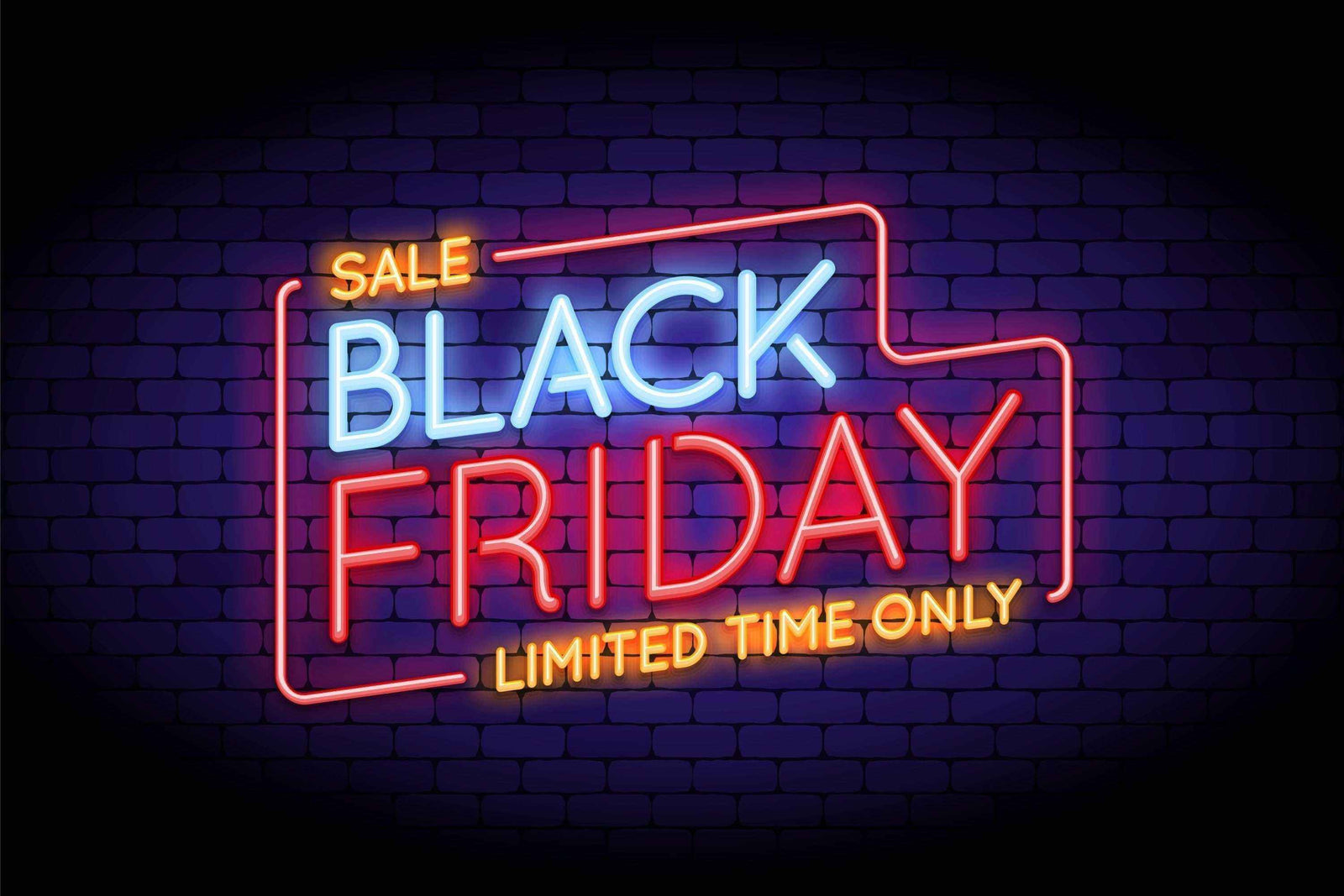 Black Friday and Cyber Monday Deals banner with up to 50% off until December 8th