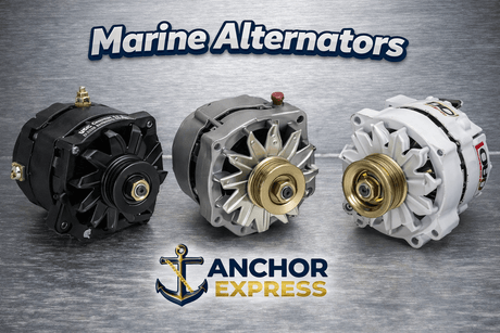 Marine alternators designed for corrosion resistance and high-performance charging in marine environments