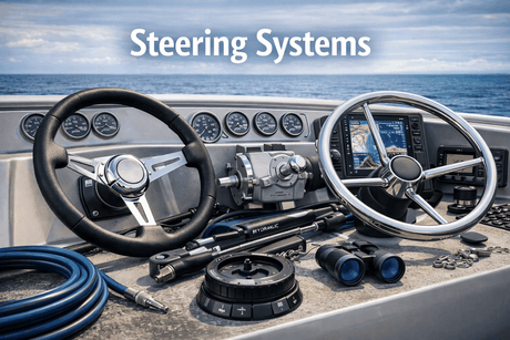 High-quality marine steering systems for boats ensuring precise handling and safe operation