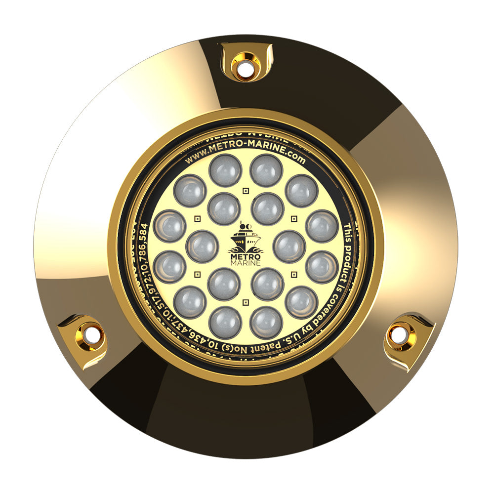 Metro Marine High-Output Submersible Underwater Light w/Intelligent Monochromatic LED's - Green, 45° Beam - F-BMR1-G3-45