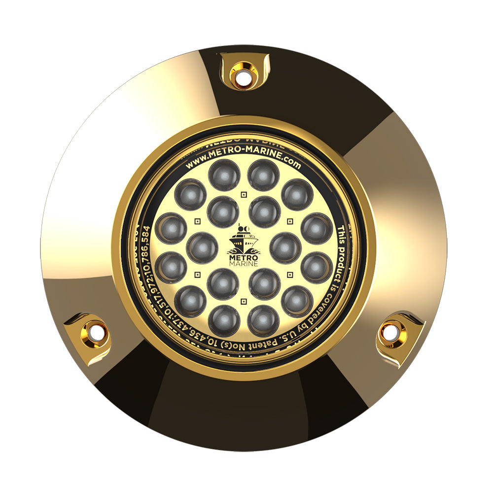 Metro Marine High-Output Submersible Underwater Light w/Intelligent Monochromatic LED's - Green, 90° Beam - F-BMR1-G3-90