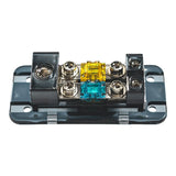 Roswell Marine 1-In 2-Out Fused Distribution Block C720-0540 for Marine Audio Systems - C720-0540