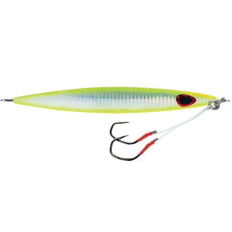 Williamson Kensaki 170 Jig - 6" - 6oz - UV Chartreuse Glow Zebra - KSJ170UVCGZ