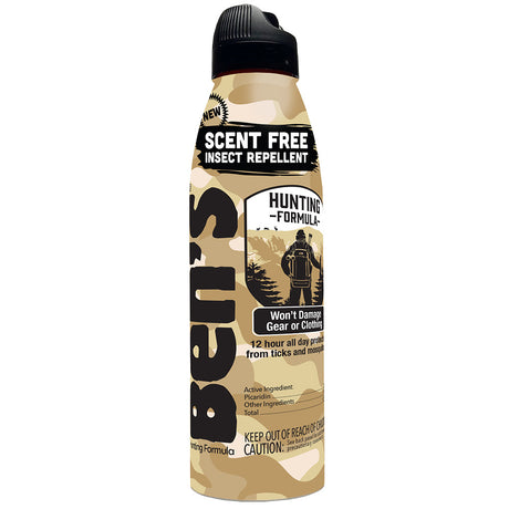 Ben's Tick & Insect Repellent Hunting Formula - 6oz Spray for Outdoor Protection