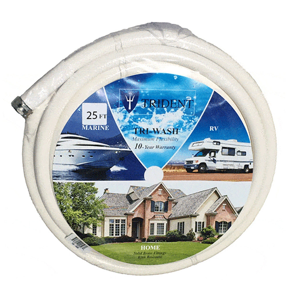 Trident Marine 5/8" ID x 25' Wash Down/Campoer Hose w/Fittings - 168-0585