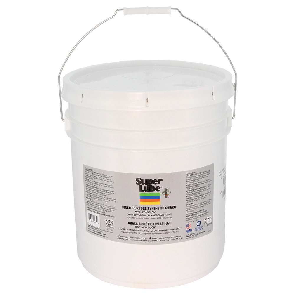 Super Lube Multi-Purpose Synthetic Grease w/Syncolon® (PTFE) - 30lbs - 41030