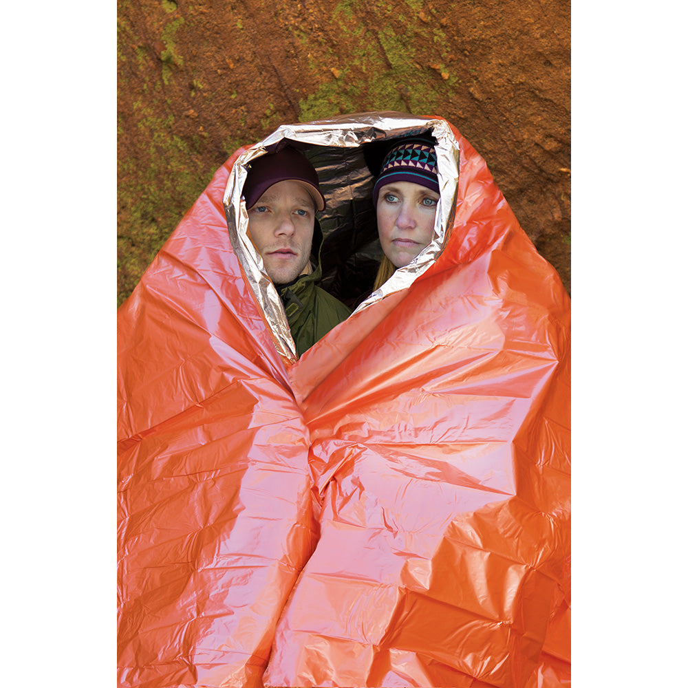 SOL Survive Outdoors Longer Emergency Blanket XL with Reflective and Durable Design