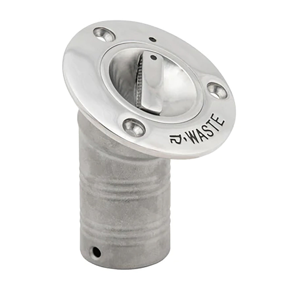 Whitecap 30° EPA Pull-Up Deck Fill Angled 1-1/2" (Waste) - 6126AEPA