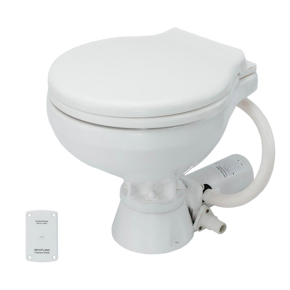 Johnson Pump Standard Electric Toilet - Comfort Macerator Style - 24V - 80-47436-02