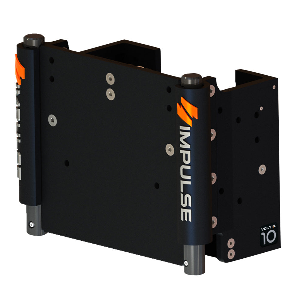 IMPULSE 10" Set Back Electric Jack Plate w/Standard Control - Black Anodize - 75072-B