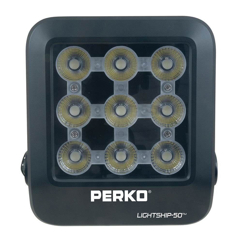 Perko Lightship 50 LED High Performance Floodlight - 12/24V - Black