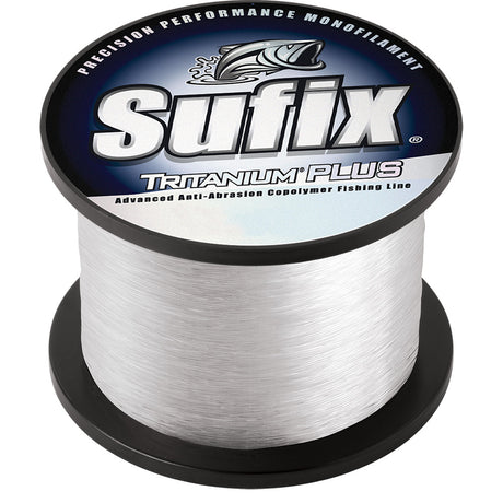 Sufix Tritanum Plus 8lb Clear Braided Fishing Line * 1720 Yards for Superior Casting and Durability - 696-108