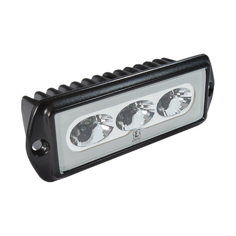 Lumitec CapriLT Flush Mount LED Flood Light - White Non-Dimming with Black Housing - 101289