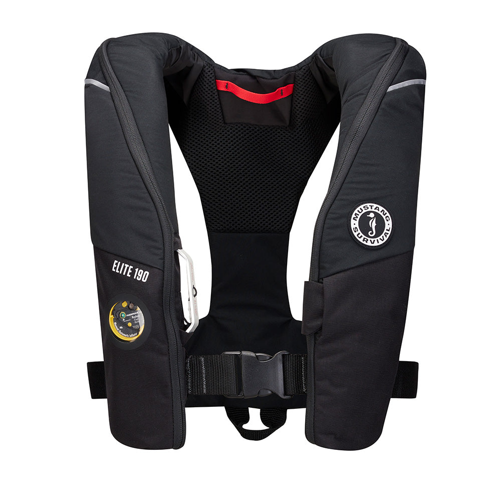Mustang Elite 190 Offshore Inflatable PFD - Black - MD3170-13-0