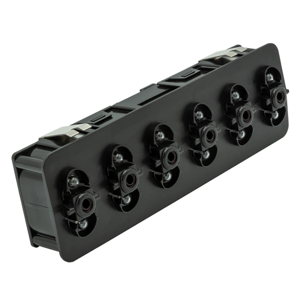 Maretron VMM6 Contura Series Digital Switch Module with 6 Rocker Switches and Blue LEDs - A3801-6