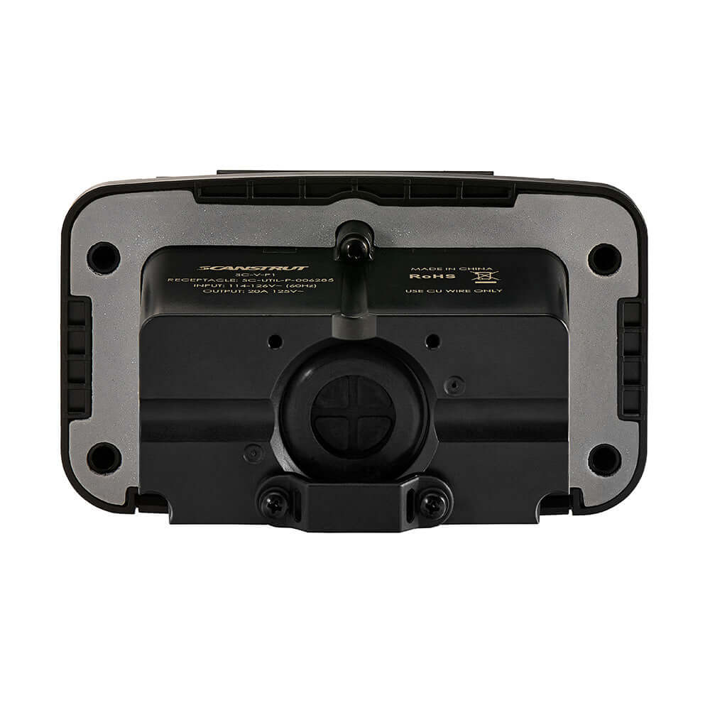 Scanstrut Ventura Series Dual AC Outlet - 125V - 20A - SC-V-P1