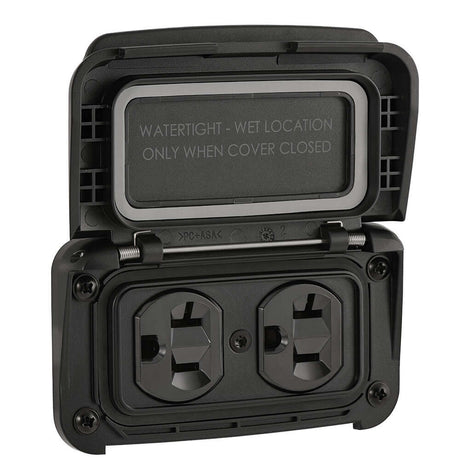 Scanstrut Ventura Series Dual AC Outlet - 125V - 20A - SC-V-P1