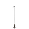 Seaview 12-Inch Manually Folding Marine Light Post with Stainless Steel Base and Navigation Light * White