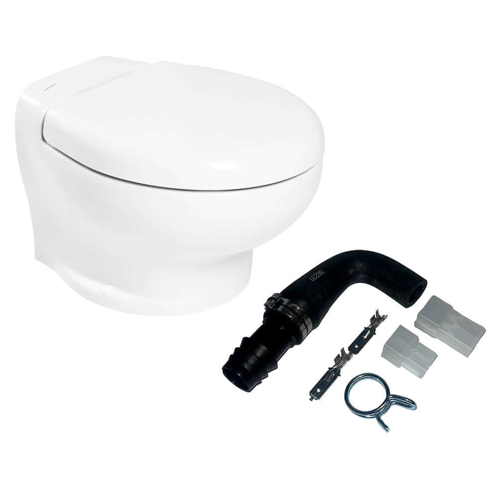 Thetford Nano Touch Compact Toilet Raw Water Kit (No Inlet Pump) - 12V - T-NAN012PW/TSFT/NA-RWKITNP