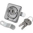 304 SS Locking Ring Pull with recessed design and corrosion-resistant stainless steel face for marine use