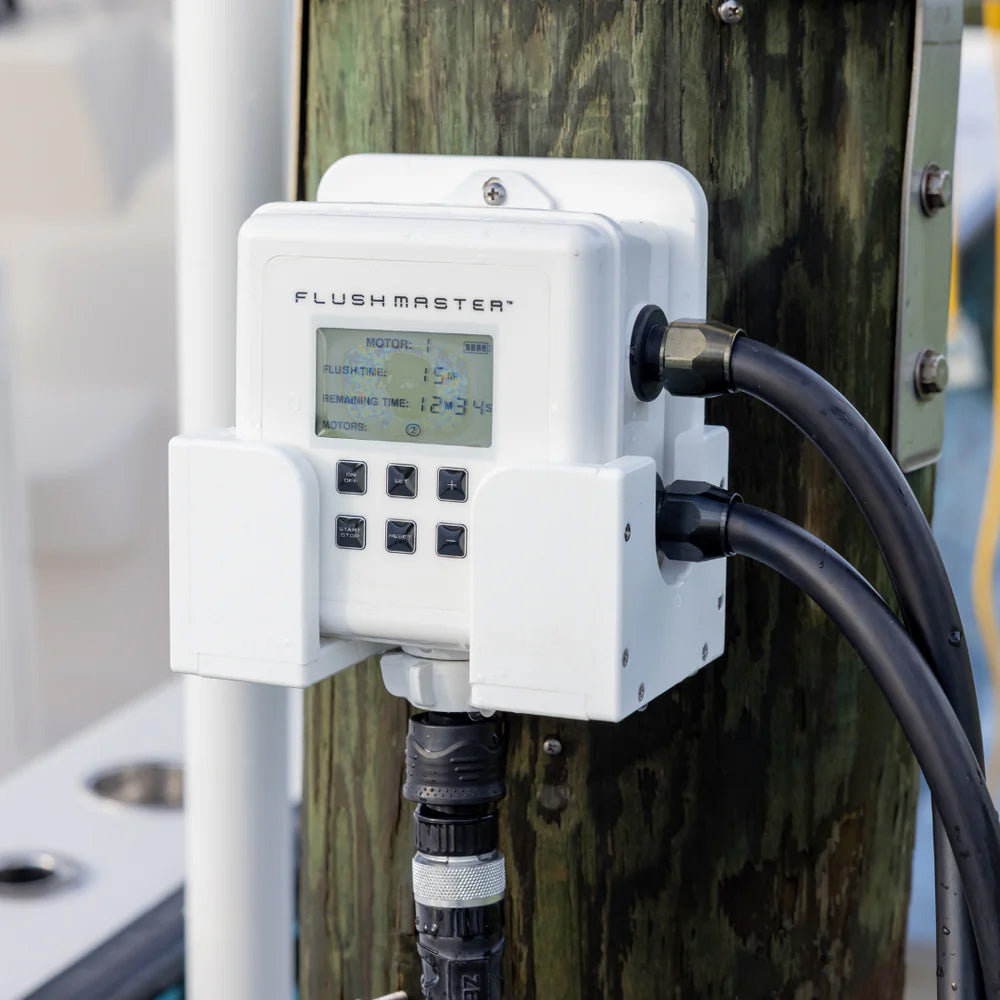 Flushmaster Cradle by Flushmaster Part Number SM-FMCRDL1 * Marine-Grade Outboard Flushing Device Storage and Mounting Solution - SM-FMCRDL1