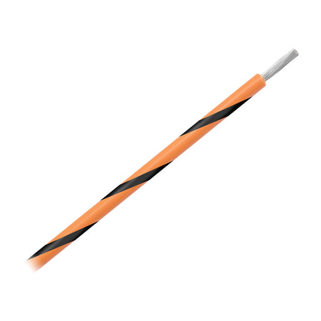 Pacer Group 14 AWG Striped Marine Wire 500 ft Spool - Orange with Black Stripe