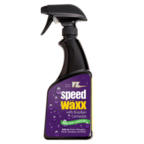 Flitz FZ Speed Waxx with Brazilian Carnauba - 16oz for Car, Motorcycle, Boat, and RV Shine