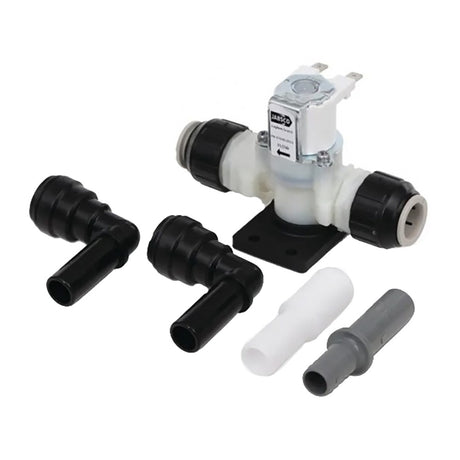 Jabsco 37038-2024 24V Solenoid and Anti-Syphon Valve for Quiet Flush Toilets - 37038-2024