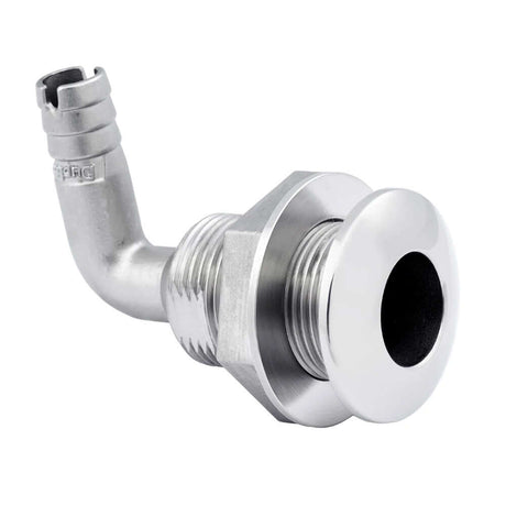 Whitecap 1-1/2" Duplex Stainless Steel 90 Degree Thru-Hull Fitting - 6581X