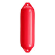 Polyform U.S. NF-3 Heavy-Duty Twin Eye Boat Fender - 5.6 in Diameter x 19 in Length, Red