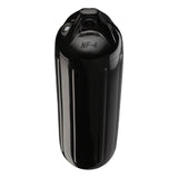 Polyform NF-4 Heavy-Duty Twin Eye Boat Fender - 6.4 x 12.6 Inches, Black