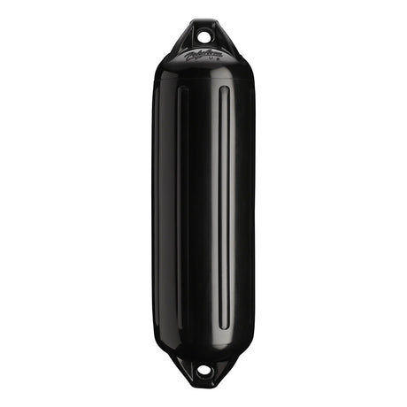 Polyform NF-4 Heavy-Duty Twin Eye Boat Fender - 6.4 x 12.6 Inches, Black