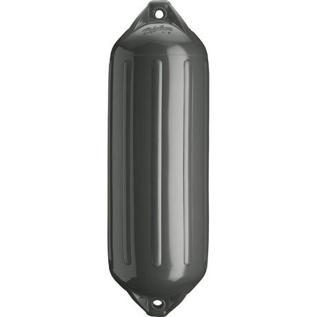 Polyform NF-4 Heavy-Duty Twin Eye Boat Fender - 6.4 x 12.6 inches, Graphite