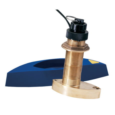Airmar B744VL Long Stem Bronze Thru-Hull Depth, Speed & Temperature Transducer with Fairing - B744VL-8G