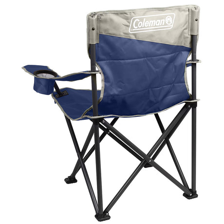 Coleman Big & Tall Quad Camping Chair Skyfall Blue * Heavy Duty Support and Comfort