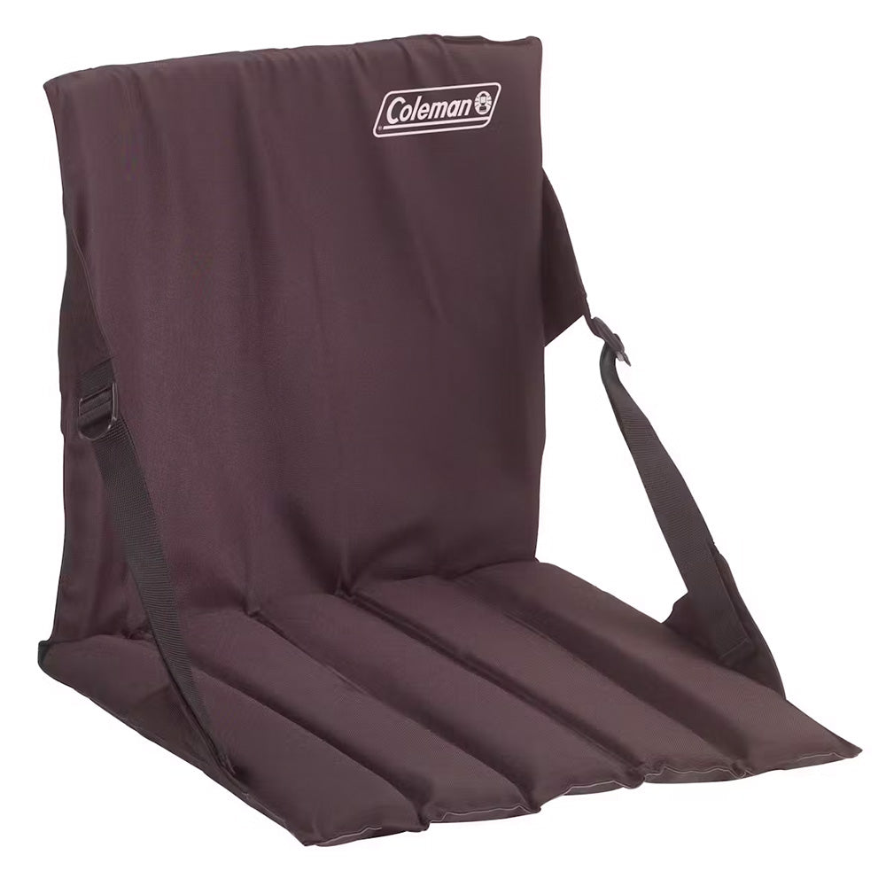 Coleman Stadium Seat - Black - Portable Comfort Cushion for Sports Events and Concerts