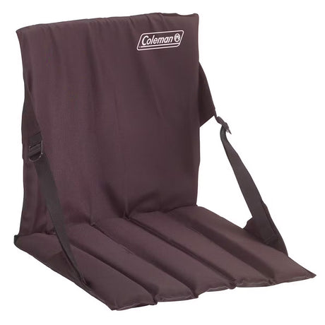 Coleman Stadium Seat - Black - Portable Comfort Cushion for Sports Events and Concerts