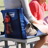 Coleman Stadium Seat Blue with Padded Comfort and Compact Design