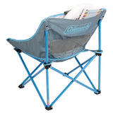 Coleman Kickback Breeze Chair - Blue, Lightweight Portable Camping Chair with Full Seat Support