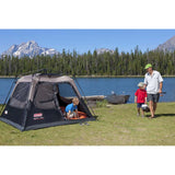 Coleman 4-Person Cabin Camping Tent w/Instant Setup - Black - 2206916