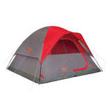 Coleman 6-Person Flatwoods II Lightweight Dome Camping Tent - Red - 2207385