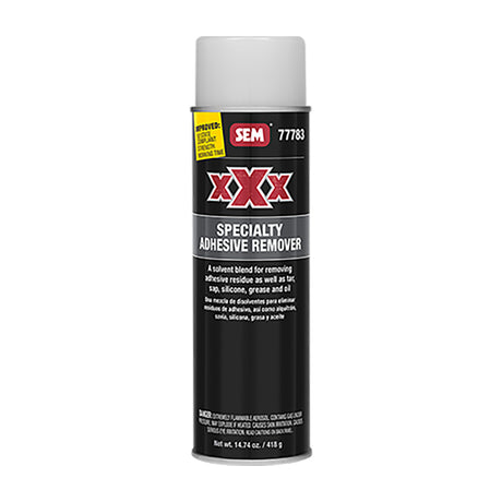 SEM XXX Universal Adhesive Remover - 16oz Aerosol Can for Automotive and Surface Cleaning