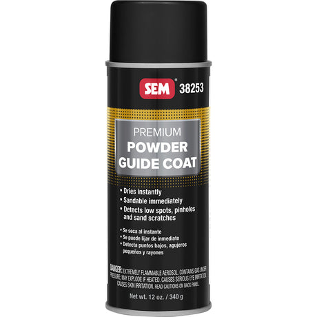 SEM Premium Powder Guide Coat 16oz Aerosol Can for Auto Body Sanding